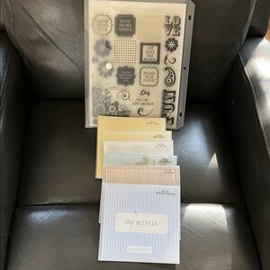 My Acrylix Home Design Stamps Set - Black, Cream, Tan